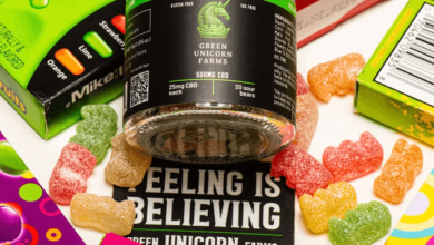 Sour gummy bears CBD