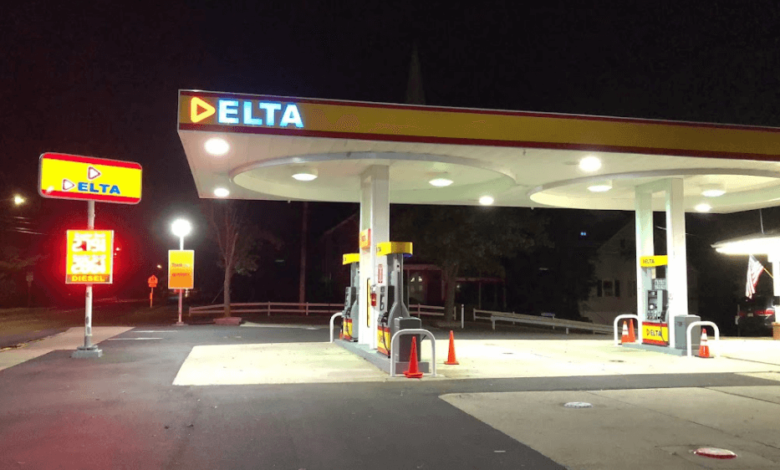 delta gas station