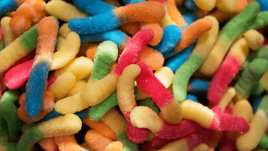 edible gummy worms