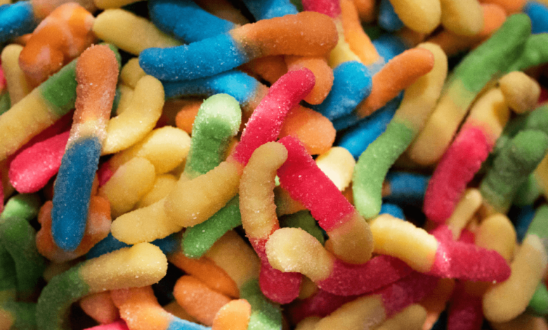 edible gummy worms